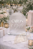 Cards & Gifts Wedding Party Table Sign
