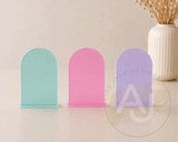 Mini Acrylic Arch Signs | Small Freestanding Sign | Market Display Sign | Modern Acrylic Place Card