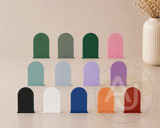 Mini Acrylic Arch Signs | Small Freestanding Sign | Market Display Sign | Modern Acrylic Place Card
