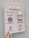 Lash Aftercare Advice Acrylic A3 Wall Sign | Beauty Sign | Business Sign | Spa Sign | Salon Sign | Salon Decor