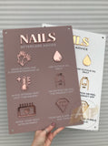 Nail Aftercare Advice Acrylic A3 Wall Sign | Beauty Sign | Business Sign | Spa Sign | Salon Sign | Salon Decor