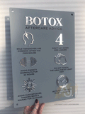 Botox Aftercare Advice Acrylic A3 Wall Sign | Beauty Sign | Business Sign | Spa Sign | Salon Sign | Salon Decor