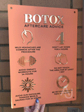 Botox Aftercare Advice Acrylic A3 Wall Sign | Beauty Sign | Business Sign | Spa Sign | Salon Sign | Salon Decor