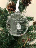 Personalised New Home Christmas Tree Bauble Decoration
