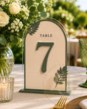 Botanical Arch Acrylic Table Numbers | Wedding Reception Decor