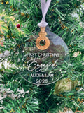 First Christmas Engaged Christmas Decoration | Engaged Charm Bauble