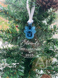 Baby's First Christmas Decoration | Reindeer Charm Bauble
