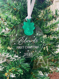 Baby's First Christmas Decoration | Reindeer Charm Bauble