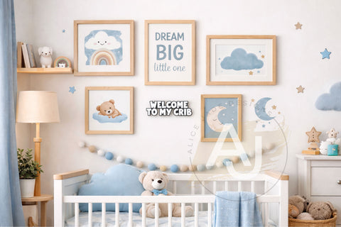 Welcome to My Crib sign