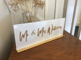 Top Table Personalised Sign | Wedding Sign | Event Sign | Party Sign | Table Decor